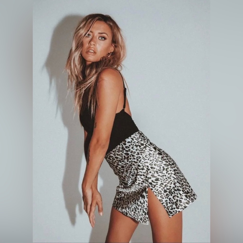 Princess Polly Leopard Skirt